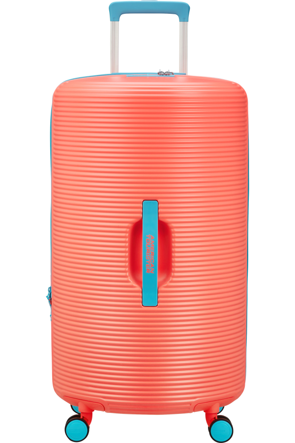 American Tourister Rollio Spinner 75cm  Coral/Blue