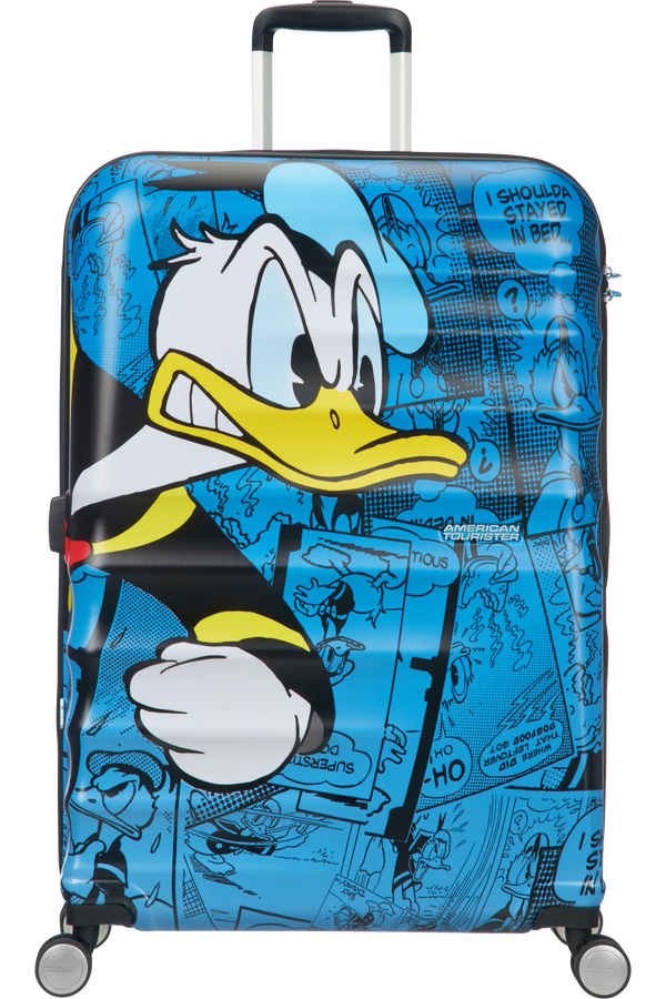 American Tourister Wavebreaker Disney 4-wheel 77cm large Spinner suitcase Donald Duck